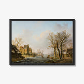 Skaters on a Frozen River, Dordrecht by Willem de Klerk - thumbnail_1_bf_676eeadee83ae7ff01b29adb